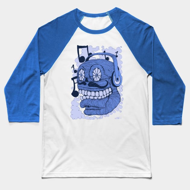 Mummy Love Music Baseball T-Shirt by miskel